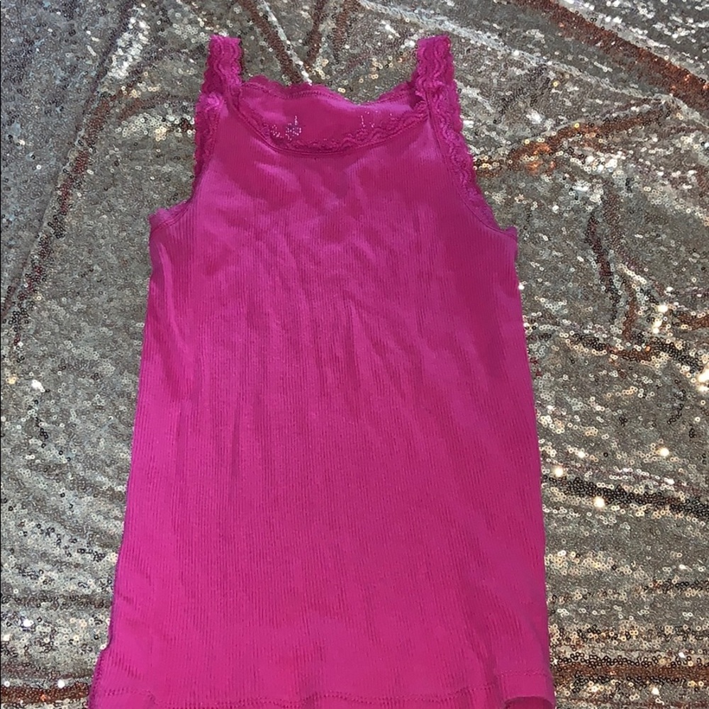 Pink tank top